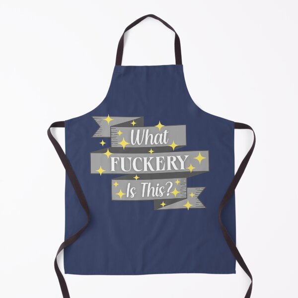 Item preview, What Fuckery Is This Funny Swearing Sarcastic Quote with Twinkling Stars & Ribbon designed and sold by hiacynto.