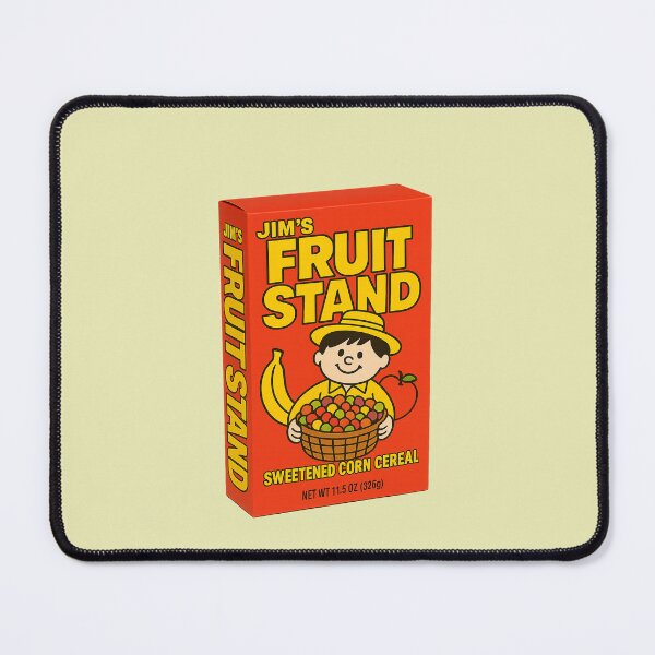 Item preview, Jim’s Fruit Stand Cereal – Breakfast’s Sweetest Market designed and sold by ChickenFund.