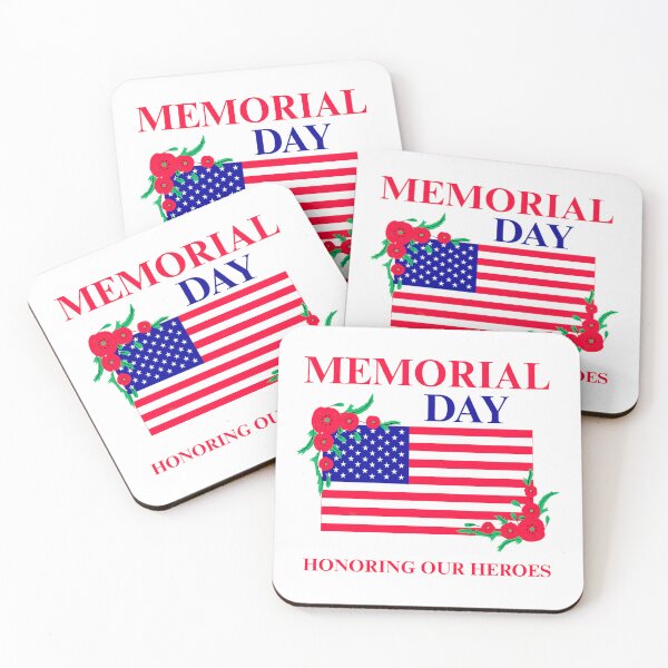 Item preview, Memorial DAY USA Flag designed and sold by Minimalismat.