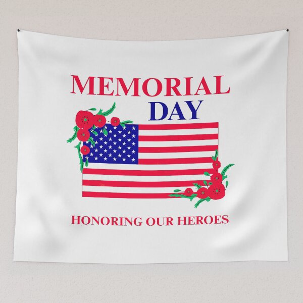 Item preview, Memorial DAY USA Flag designed and sold by Minimalismat.