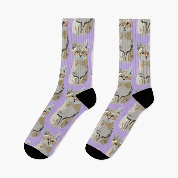 Item preview, S is for Sand Cat,Sand Cat Design – Cute & Wild Desert Cat Art designed and sold by PrettylittlepastelUk.