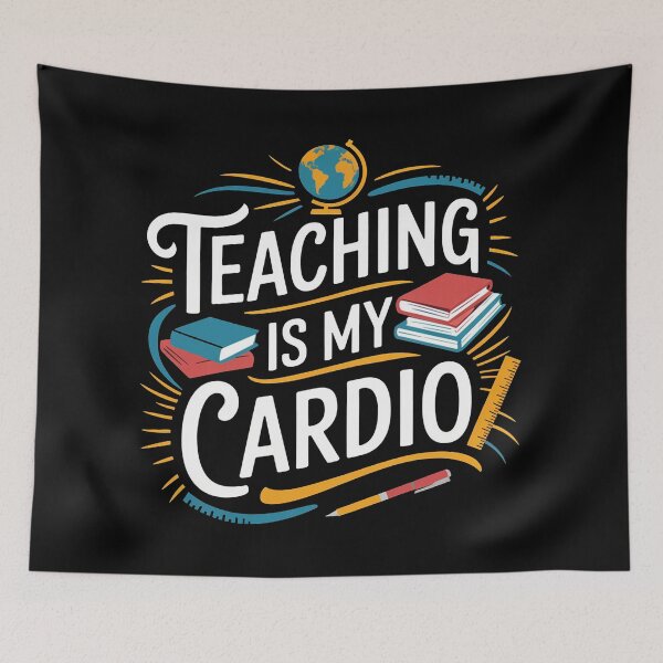 Item preview, Teaching Is My Cardio designed and sold by ZAIKY DREAMS.