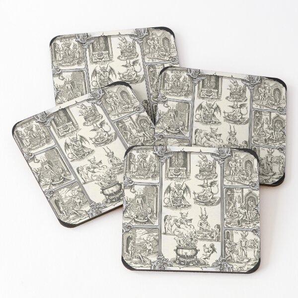 Item preview, Medieval Hellish Demon Scenes designed and sold by PixCthulhu.