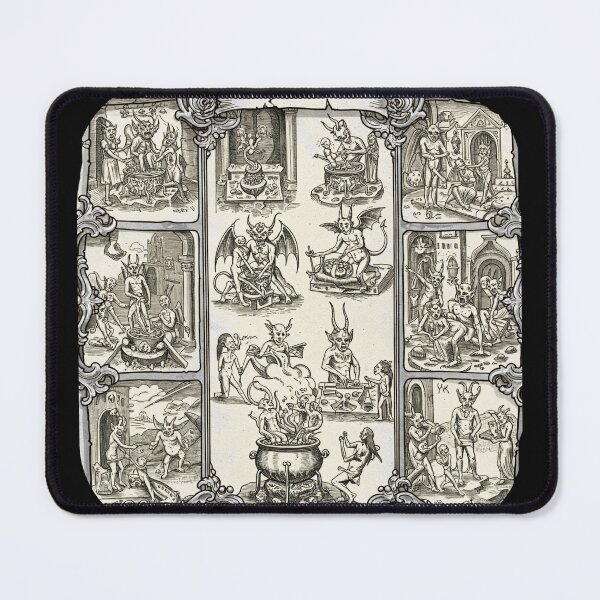 Item preview, Medieval Hellish Demon Scenes designed and sold by PixCthulhu.