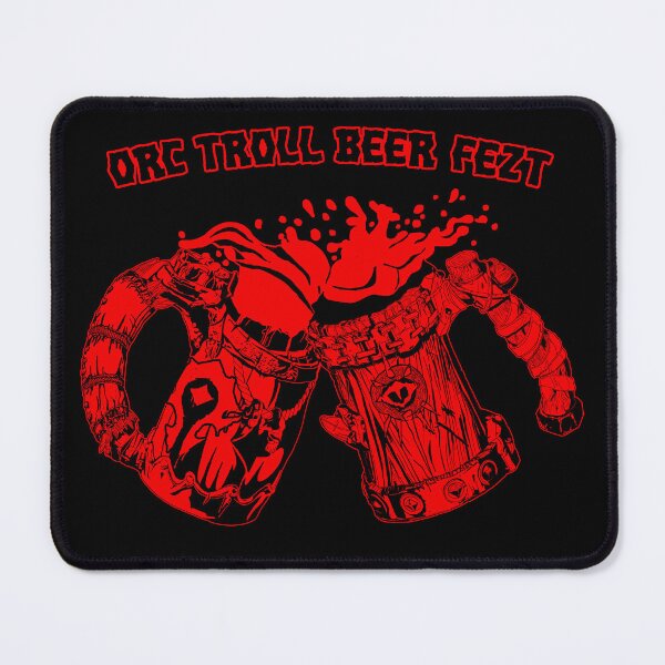 Item preview, Orc & Troll Beer (Mono Red) designed and sold by BassInstinct.