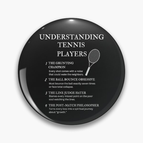 Item preview, Understanding Tennis Players – Funny Court Life Humor – Black designed and sold by PsyFlow35.