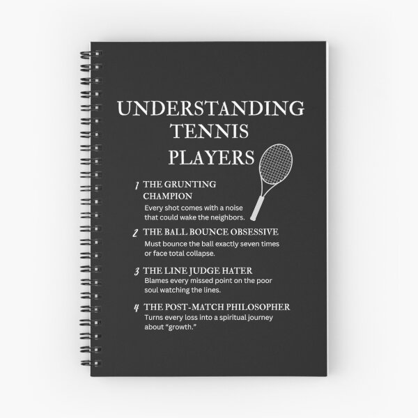 Item preview, Understanding Tennis Players – Funny Court Life Humor – Black designed and sold by PsyFlow35.