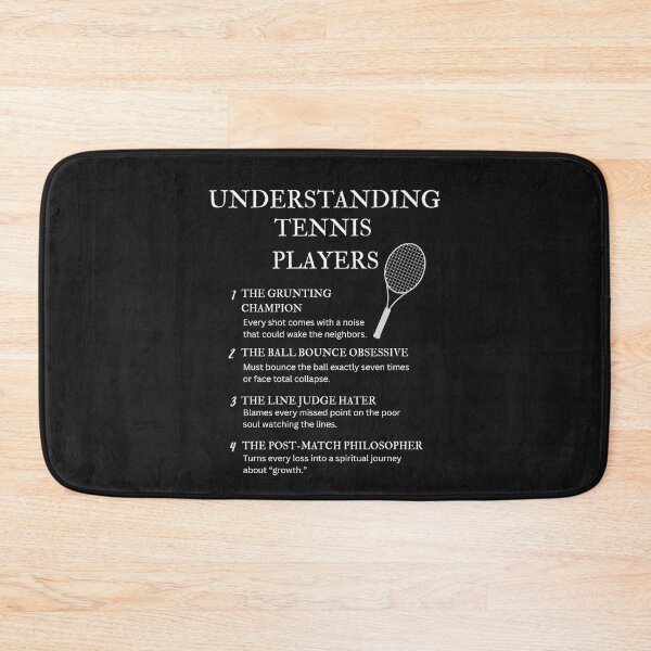 Item preview, Understanding Tennis Players – Funny Court Life Humor – Black designed and sold by PsyFlow35.