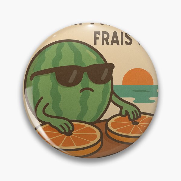 Item preview, A DJ melon designed and sold by EncreEtCosmos.