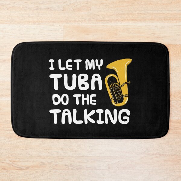 Item preview, I Let My Tuba Do The Talking, Brass Musician Introvert Funny designed and sold by doodlerob.