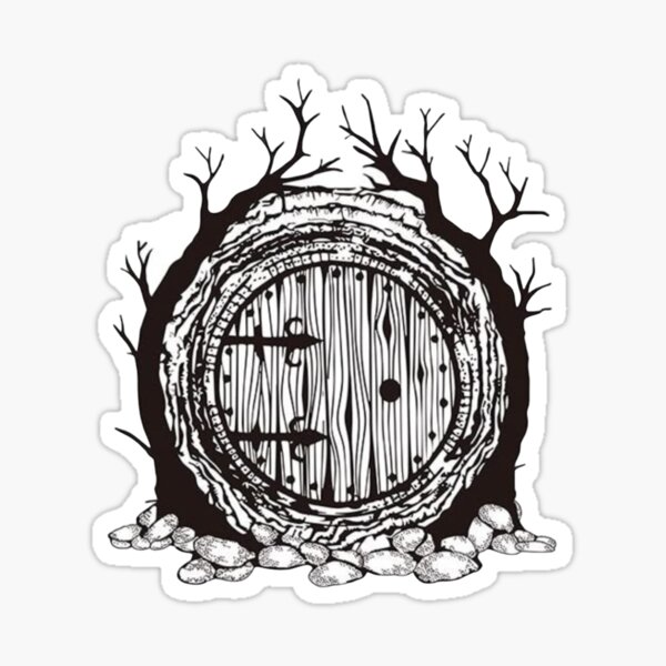 Item preview, Hobbit Hole - The Lord of the Rings designed and sold by TrinketsOddsandEndsEmporium.