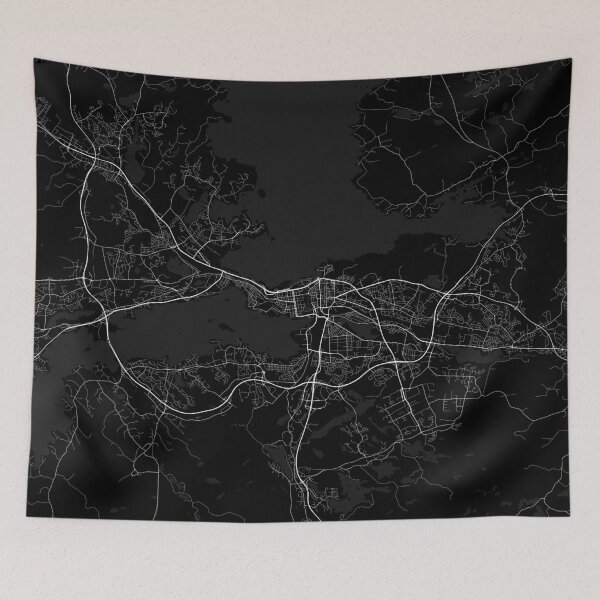 Item preview, Tampere City Map of Finland - Full Moon designed and sold by deMAP.