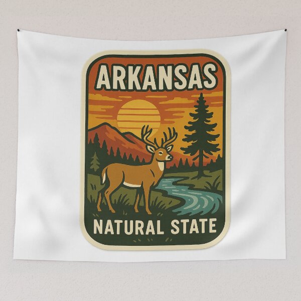 Item preview, Arkansas Sticker designed and sold by LookinFreshh.