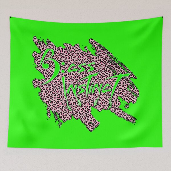 Item preview, Bass Instinct "Glam Leopard Logo" designed and sold by BassInstinct.