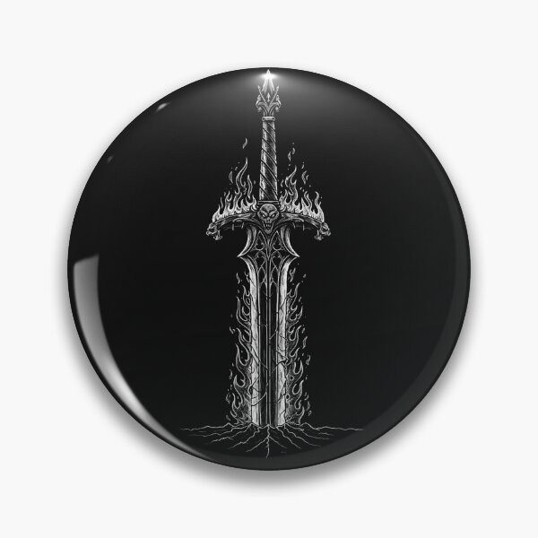 Item preview, Gothic Flaming Sword Artwork designed and sold by PixCthulhu.