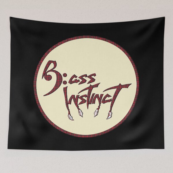 Item preview, Bass Instinct "Tartan Logo" designed and sold by BassInstinct.