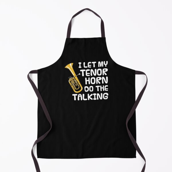 Item preview, I Let My Tenor Horn Do The Talking, Brass Musician Introvert Funny designed and sold by doodlerob.