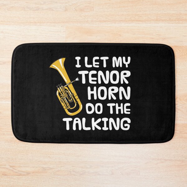 Item preview, I Let My Tenor Horn Do The Talking, Brass Musician Introvert Funny designed and sold by doodlerob.