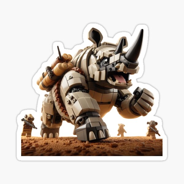 Item preview, Lego Rhino Squad: Horned and Ready to Roll!  designed and sold by Mi&Nel&Bu.