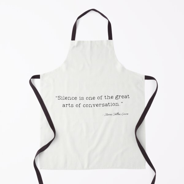 Item preview, A Quote about Silence by Marcus Tullius Cicero designed and sold by Poemit.