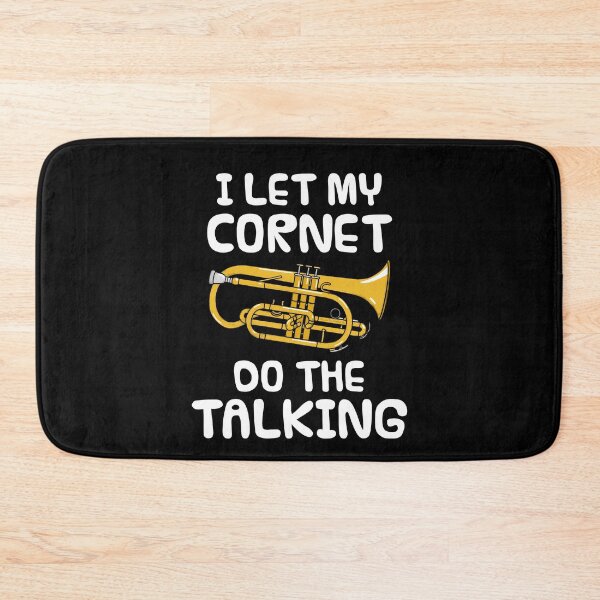 Item preview, I Let My Cornet Do The Talking, Brass Musician Introvert designed and sold by doodlerob.
