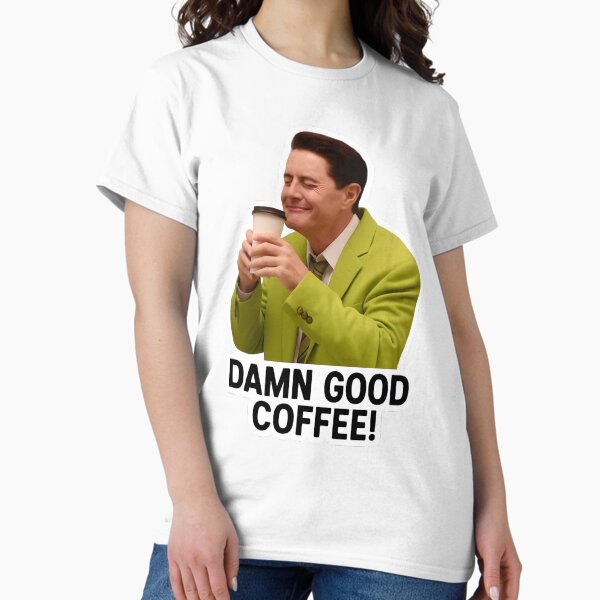 Item preview, Damn Good Coffee Sticker – Twin Peaks Dougie Jones Takeaway Cup Edition designed and sold by TheTwinPeaks.