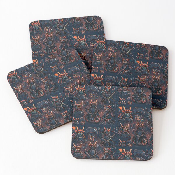 Item preview, Seamless Samurai Pattern designed and sold by DarkPhoenix914.