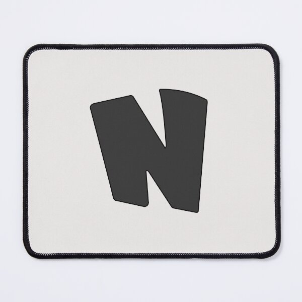Item preview, letter n black designed and sold by ZiphGames.