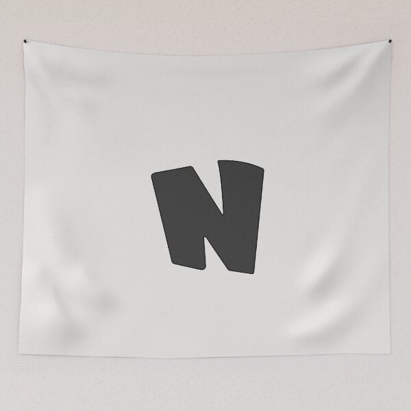 Item preview, letter n black designed and sold by ZiphGames.