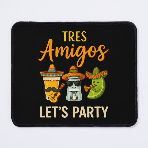Item preview, Tres Amigos Tequila Salt Lime Cinco De Mayo designed and sold by Blok45.