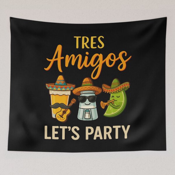Item preview, Tres Amigos Tequila Salt Lime Cinco De Mayo designed and sold by Blok45.