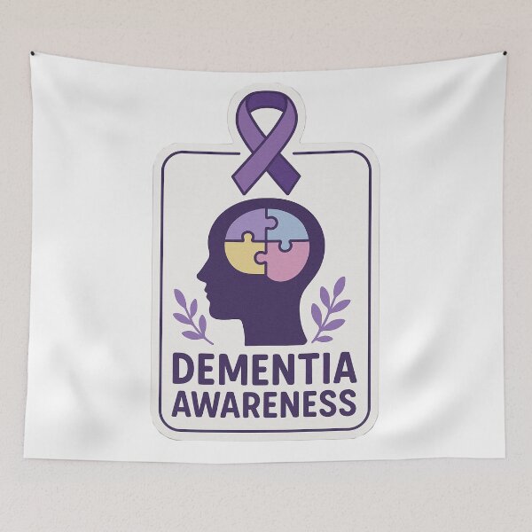 Item preview, Dementia Awareness Sticker designed and sold by LookinFreshh.