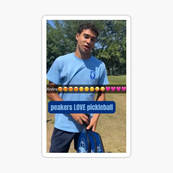 peakers love pickleball Sticker
