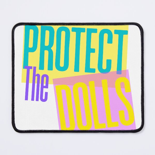 Item preview, Protect The Dolls – Bold Feminist Pop Art Statement designed and sold by Sepinik.