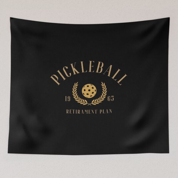 Artikelvorschau, Pickleball ist mein Ruhestandsplan, Glücklicher Pickleball-Spieler, Ruhestandsplan, Viel Glück, Baby, Pickleball macht mich glücklich, Pickleball-Team, Pickleball-Kader entworfen und verkauft von KolorellaS.