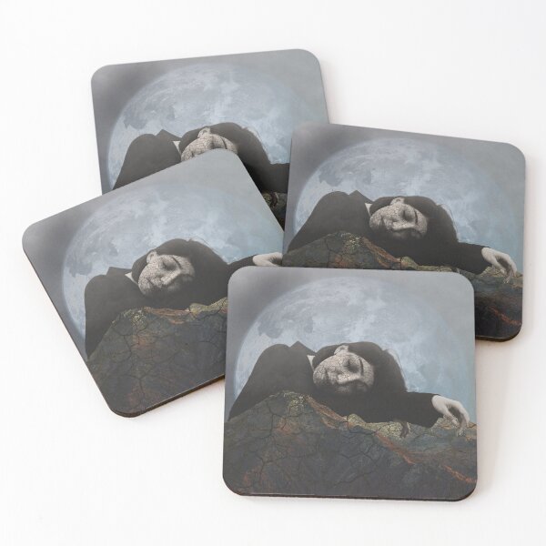 Item preview, Woman Lying on Mountains under the Moon designed and sold by Frida Why.