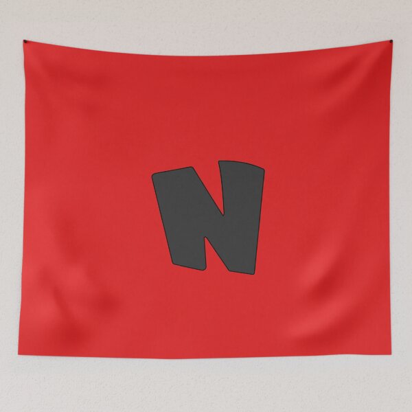Item preview, letter n black designed and sold by ZiphGames.