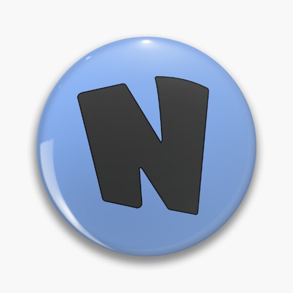 Item preview, letter n black designed and sold by ZiphGames.