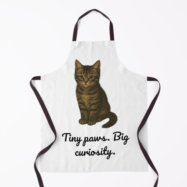 Item preview, Tiny Paws. Big Curiosity – Kitten Wonder in Every Look designed and sold by Zen Cat Studio.