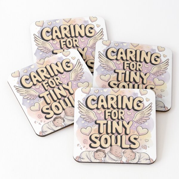Item preview, Caring for Tiny Souls – Soft Pediatric Nurse Angel Desig designed and sold by Giuggimade.
