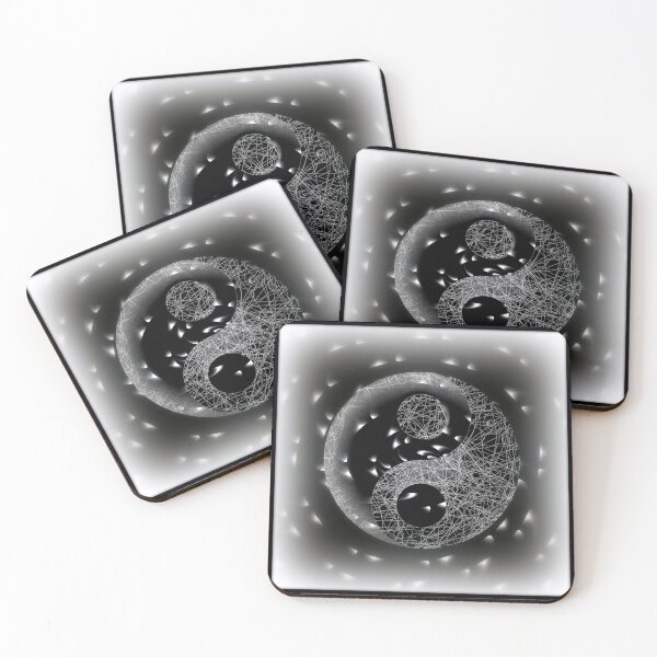 Item preview, Yin Yang Design Black a. White  designed and sold by sheSzen.
