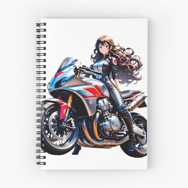 Item preview, Beautiful BIKER GIRL design, gift for girls who like adrenaline #4. designed and sold by UrbanTRIP.