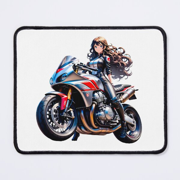 Item preview, Beautiful BIKER GIRL design, gift for girls who like adrenaline #4. designed and sold by UrbanTRIP.