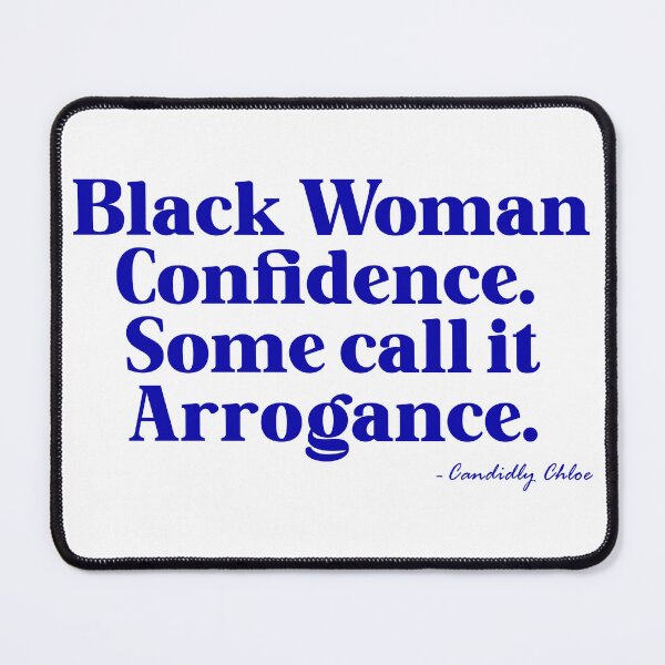 Item preview, Black Woman Confidence (In Blue) designed and sold by @Candidly_Chloe.