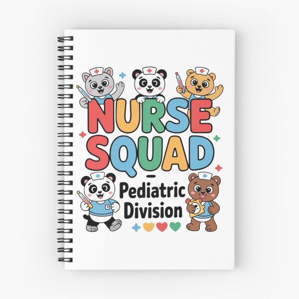 Item preview, Nurse Squad – Pediatric Division – Cute Animal Nurse Design designed and sold by Giuggimade.