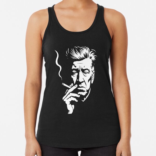 Artikel-Vorschau von David Lynch Portrait – Minimalistische Schwarz-Weiß-Noir-Kunst für Kleidung und Drucke, designt und verkauft von TheTwinPeaks.