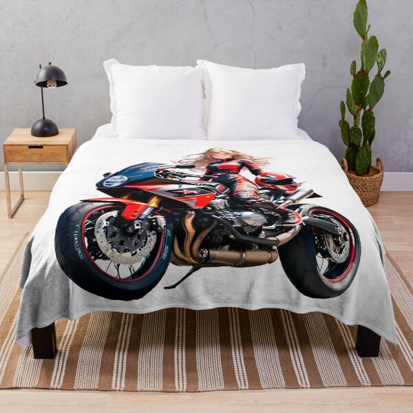 Item preview, Beautiful BIKER GIRL design, gift for girls who like adrenaline #2. designed and sold by UrbanTRIP.
