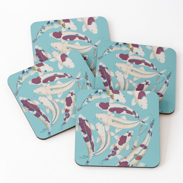 Item preview, japanese Koi Fishes swimming in water designed and sold by MerryCrown.