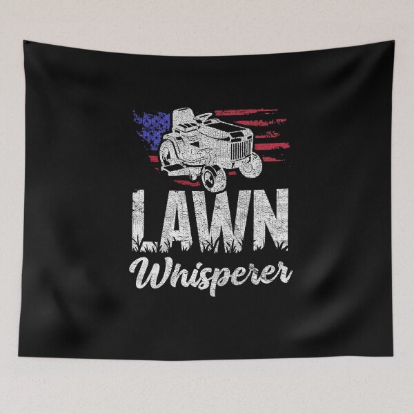 Item preview, Funny Lawn Mower Dad Lawn Mowing Whisperer Grass Cutting designed and sold by LazyLoungeCo.