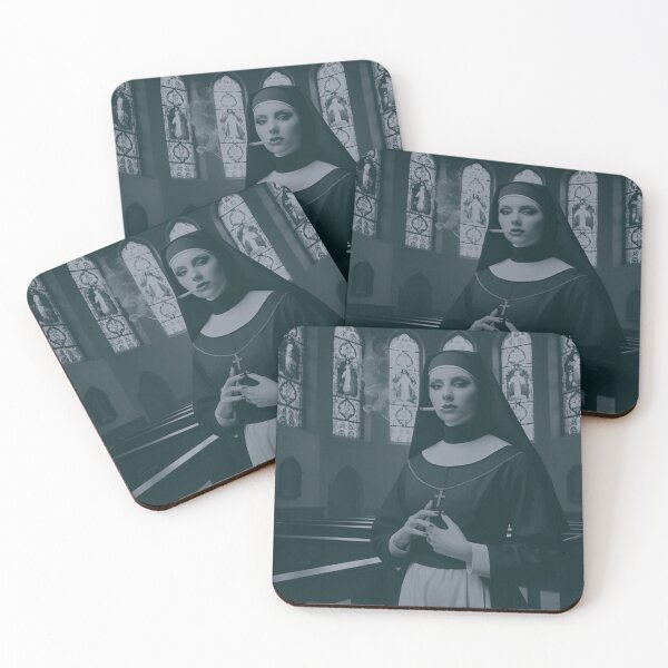 Artikelvorschau, Gothic Nun Techno Rave Essential Goth Bilder entworfen und verkauft von TECHNO_SHIRTS.